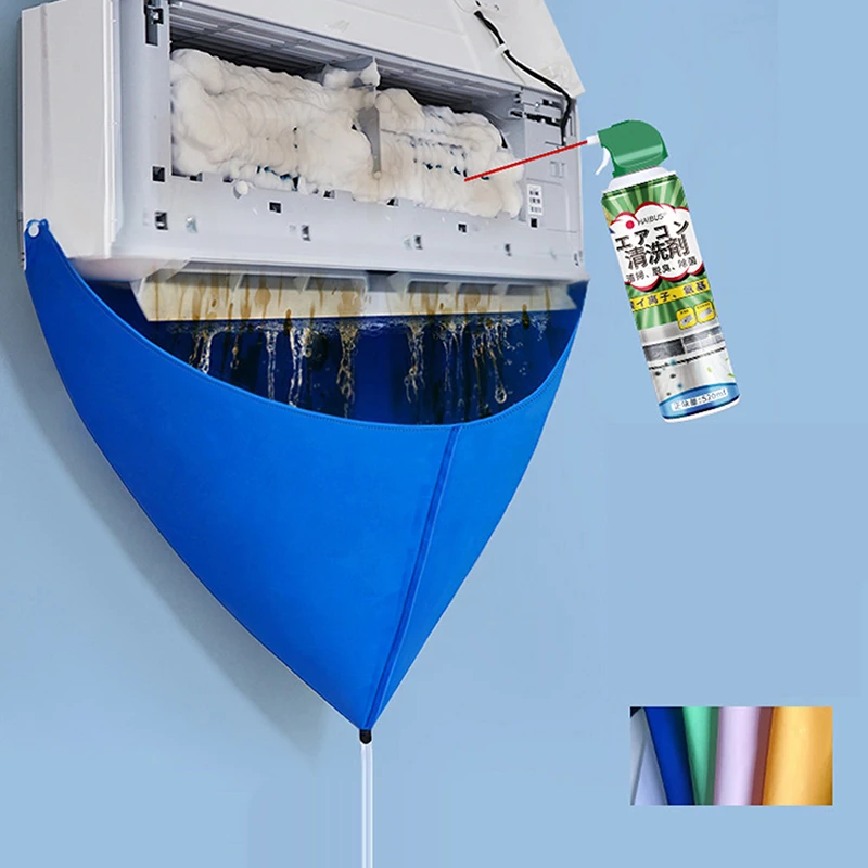 

Air Conditioner Cleaning Cover Kit Clean Tools Waterproof Dust Protection Bag Home Supplies