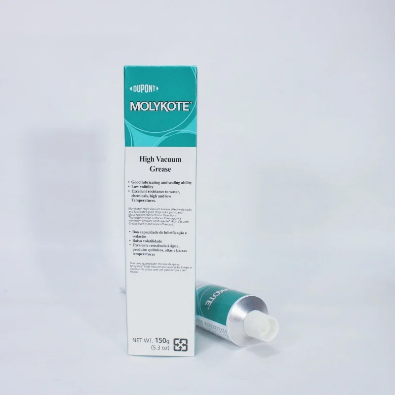 Original MOLYKOTE HVG High Vacuum Silicone Grease 150g O-Ring Seal Lubricant for Plug Valves Vacuum Systems Industrial Sealing