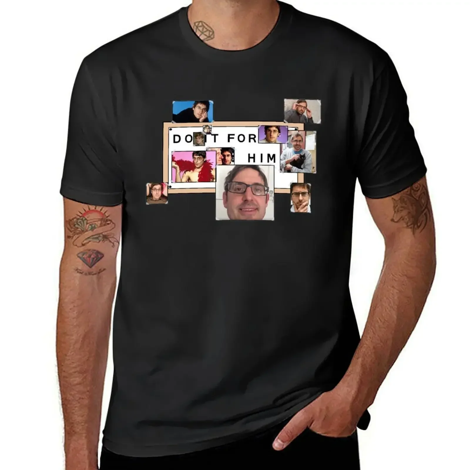 

Do It For Him Louis Theroux Print T-Shirt cute clothes customizeds t shirts for men cotton