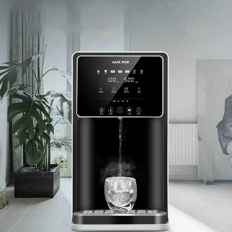 220V AUX Water Purifier Household Direct Drink Machine Heating Integrated Machine Desktop Water purifier Filtered Tap Water