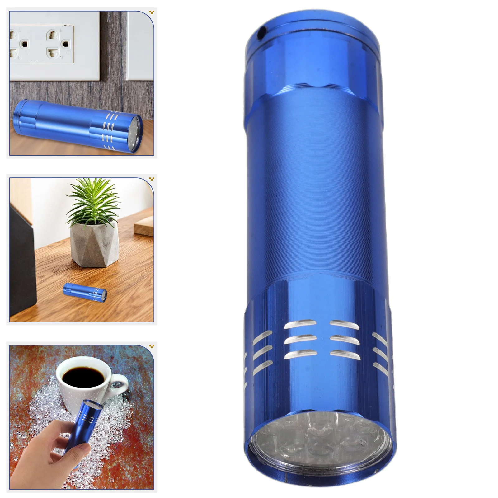 

Flashlight Hidden Storage Box Secret Compartment Container Money Stash Safe Coin Holder Concealed Security Box Durable for Cash