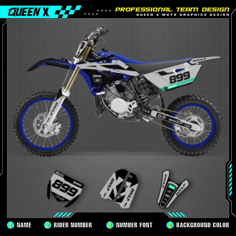 

Queen X MOTOR Cusotm Team Motorcycle For YAMAHA YZ85 2015 2016 2017 2018 2019 2020 2021 001Graphics Decal Stickers Kits