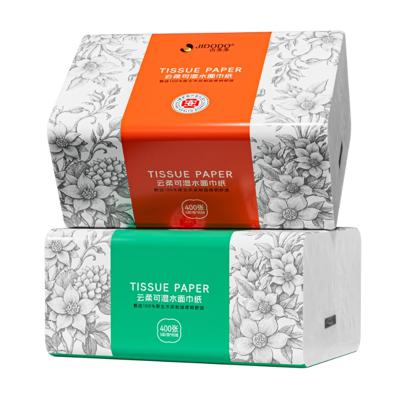 Hot  1 Piece  3 Packs;cotton Soft Tissue; Tissue; Removable Tissues; Large Sized Tissue Paper; Toilet Paper;