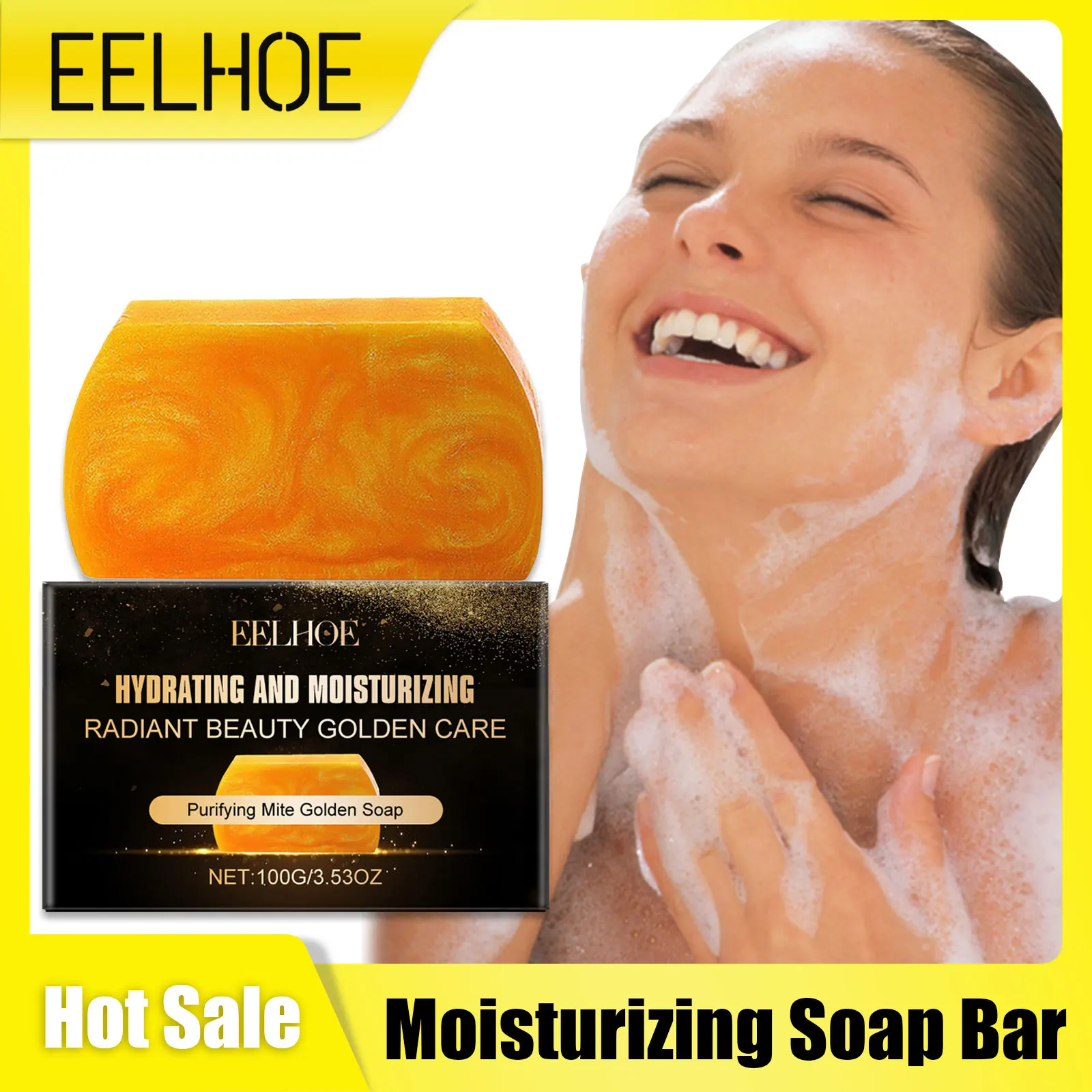 Body Hydrating Soap Body Cleansing Tender Skin Smoothing Clean Mite Soap Oil Control Lighten Melanin Shrink Pores Natural Soap