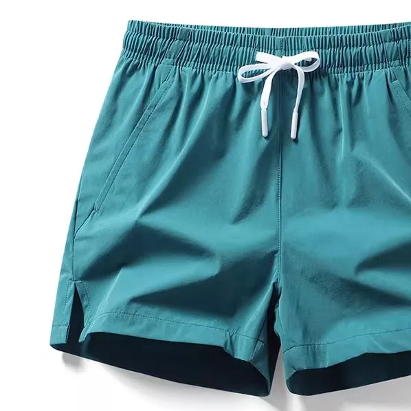 Men's Sport orts Summer Thin Running Fitn Sports Pants mid Waist ort Length Novel Polyester Fiber Straight Leg Fit