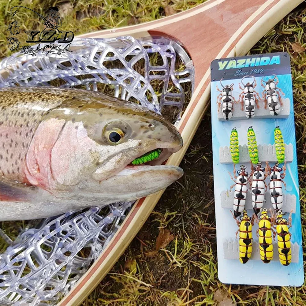 

Dry Fly Fishing set, beetle, longhorn beetle, vegetable bug Combination fishing accessories bait For trout and perch