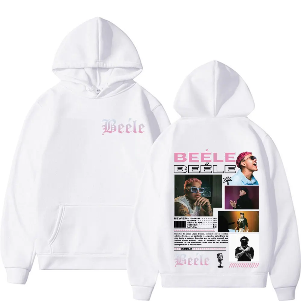 

Рэпер Beele Borondo Tour 2025, толстовки с альбомом, мужская одежда, трендовые толстовки в стиле ретро в стиле хип-хоп, мужские повседневные осенние топы большого размера