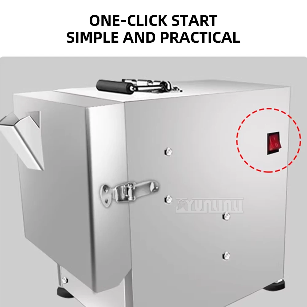 Automatic Garlic Slicer Thickness Adjustable 2-5mm Kitchen Gadget for Easy Food Slicing