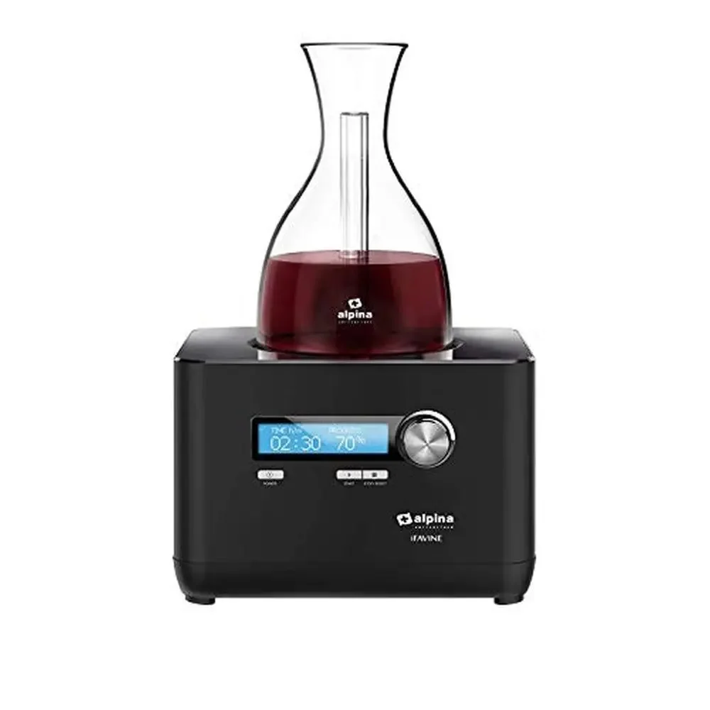 Electric Wine Decanter Sommelier Smart Super Speed Reduces Time to Seconds Airator Purified Oxygen AromasEnhance Tasting