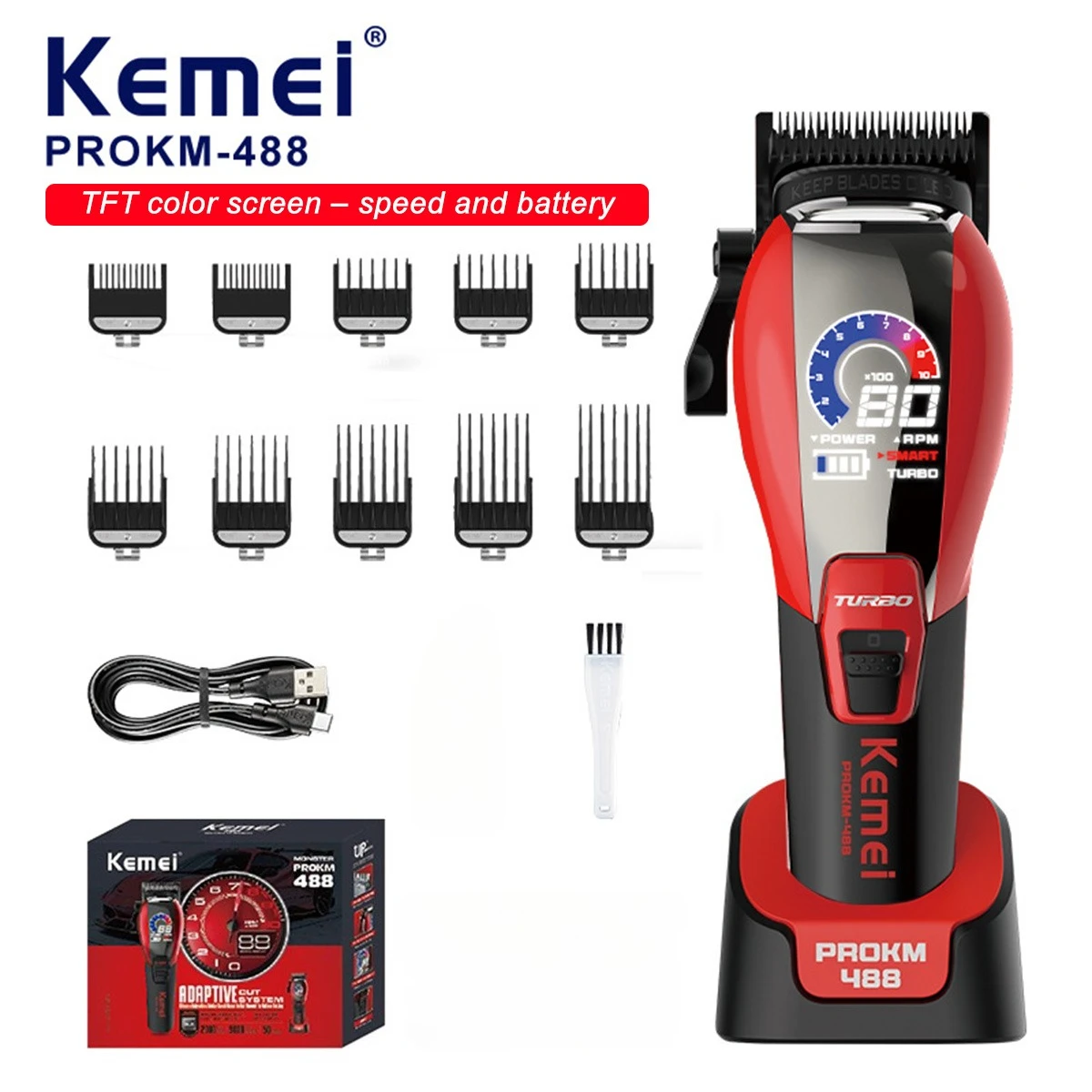 cortadora-de-pelo-profesional-kemei-prokm-488-para-hombre-pantalla-tft-lcd-cuchilla-dlc-motor-sin-escobillas-de-8000-rpm-maquina-de-corte-de-pelo-para-hombre