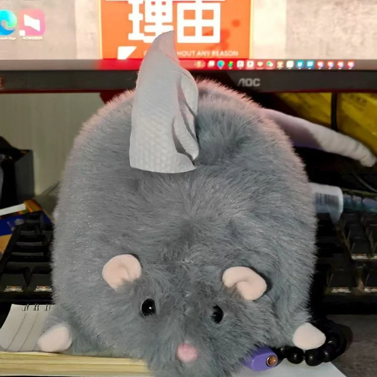 

Милая плюшевая коробка для салфеток в виде мультяшной мышки, креативный чехол для салфеток, игрушка-кукла для дома, офиса, рабочего стола, спальни, гостиной, ежедневный декор