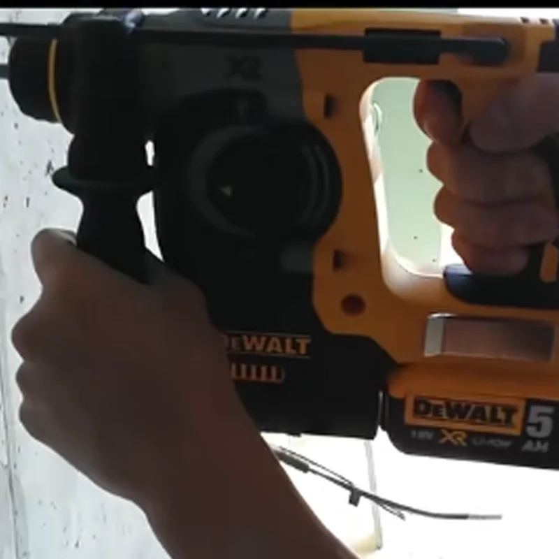 Dewalt perceuse à percussion rotative Rechargeable sans fil 2 Modes sds-plus filaire démolition déchiquetage métal brise-béton marteau-piqueur