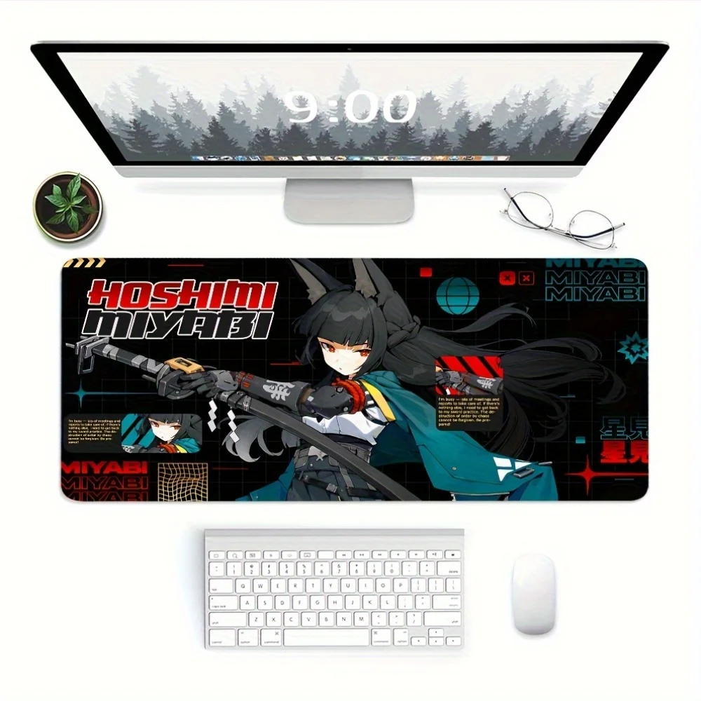 Tapis de souris Zenless Zone Zero XXL, grand tapis de bureau en caoutchouc antidérapant avec impression haute définition, durable et lavable, idéal pour G, 1 pièce