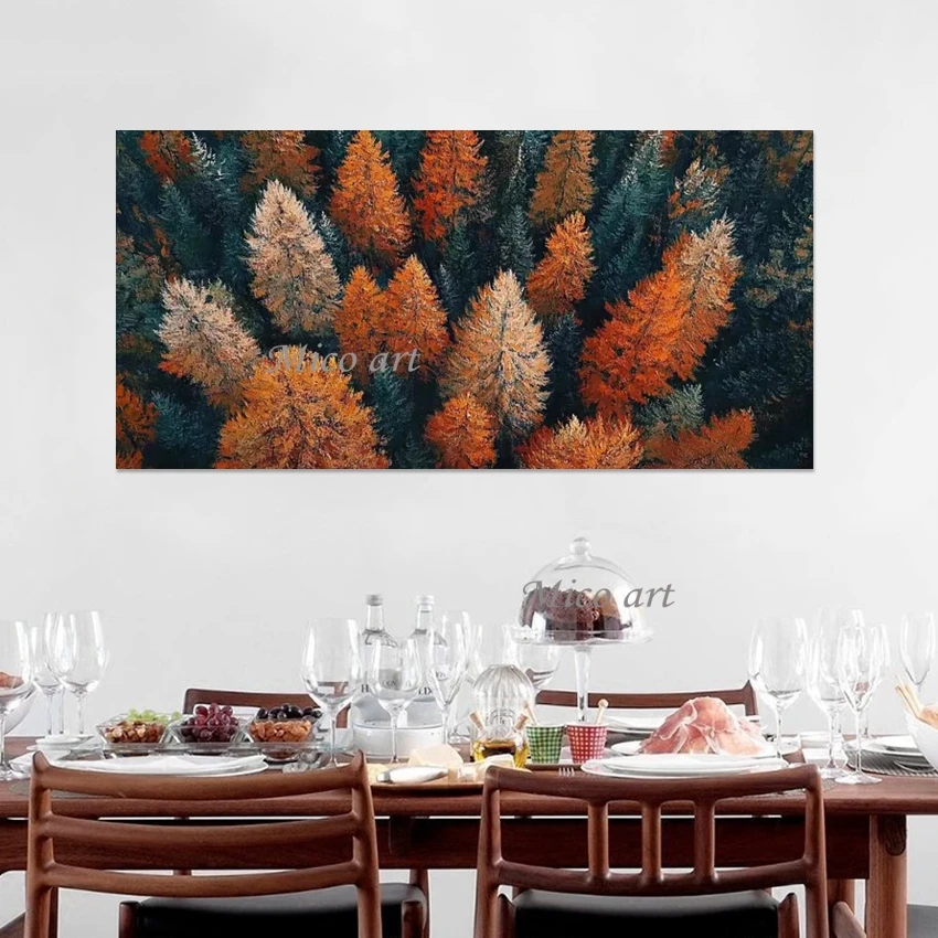 

Beautiful Landscape Hand Painted Modern Abstract Acrylic Oil Painting No Framed Kids Room Pictures Interior Decor Canvas Art