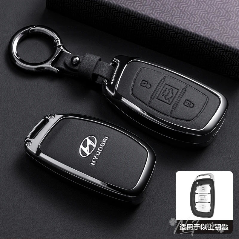 Car Key Case Cover Shell For Hyundai Mistra Elantra Sonata Verna Tucson 2011 2012 2013 2014 2015 2016 2017 2018 2019 2020 2021 - view 3