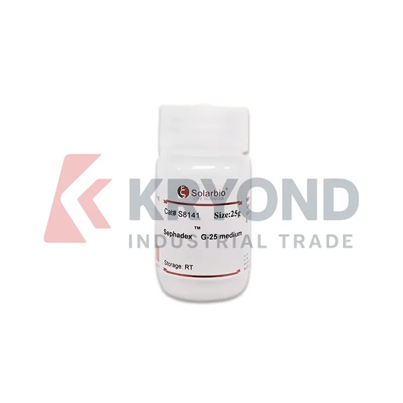 Solarbio SephadexG-25 S8141 Gel Filtration Resin for Protein Separation Chromatography Laboratory Research Lab Use 25g 100g 500g