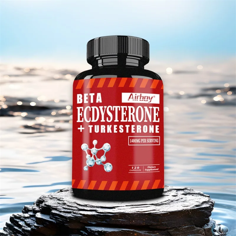 Beta Ecdysterone and Turkesterone Supplements - Muscle Mass Increase, Anabolic Activity Support, Muscle Development