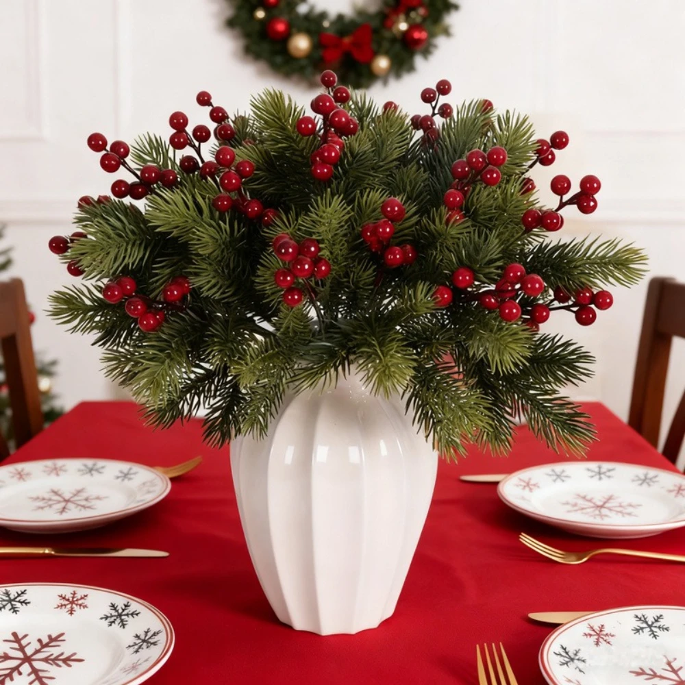 1 Bos Kunstplant Pijnboomtakke - Christmas Wreath Fake recensie en prijs
