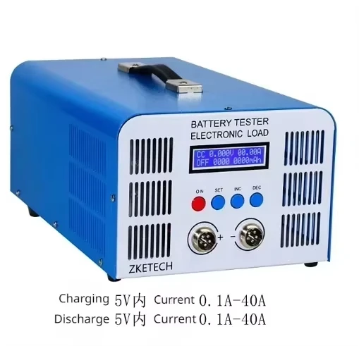 

Tester Charge / Discharge 40A 110V/220V 200W EBC-A40L Electronic Load Battery Capacity Tester Lithium Lead Acid Battery Capacity