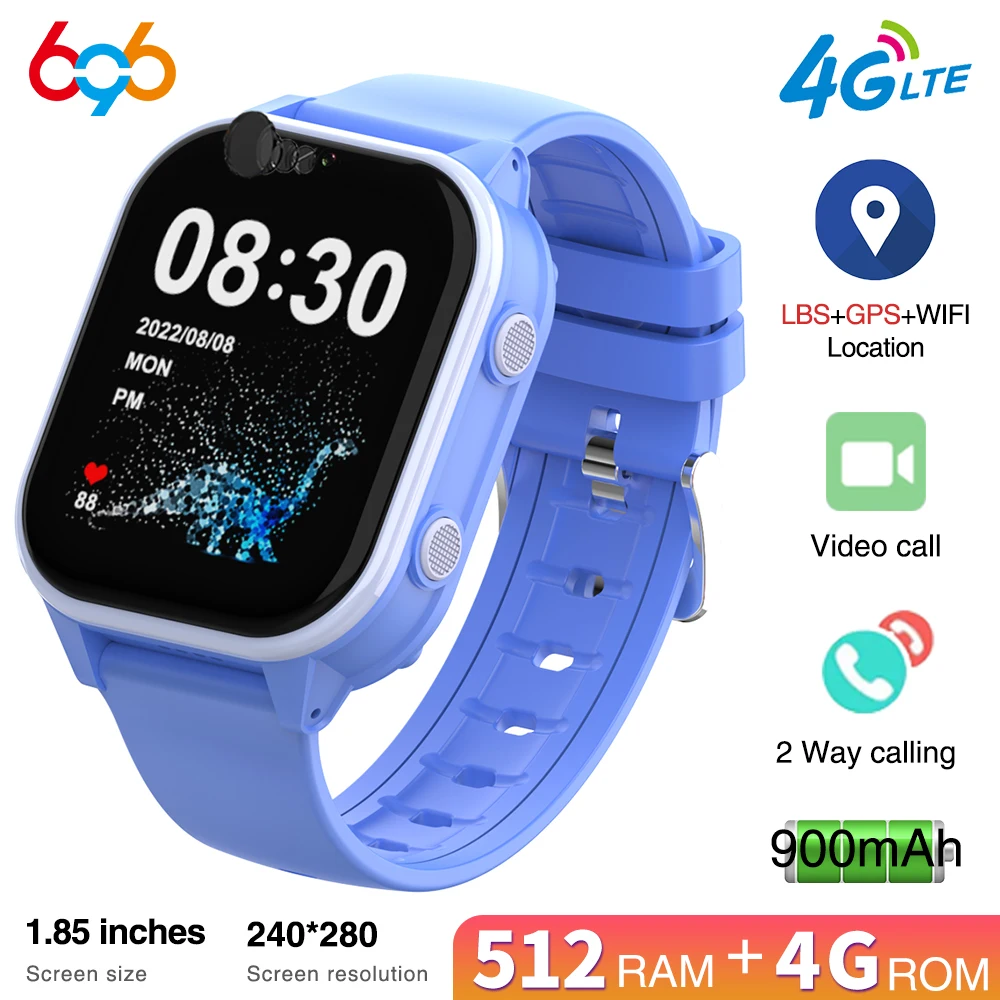 

Kids Smart Watch 4G GPS WIFI Positioning Video Call SOS Waterproof Child Smartwatch Camera Monitor Tracker Location Phone Watch