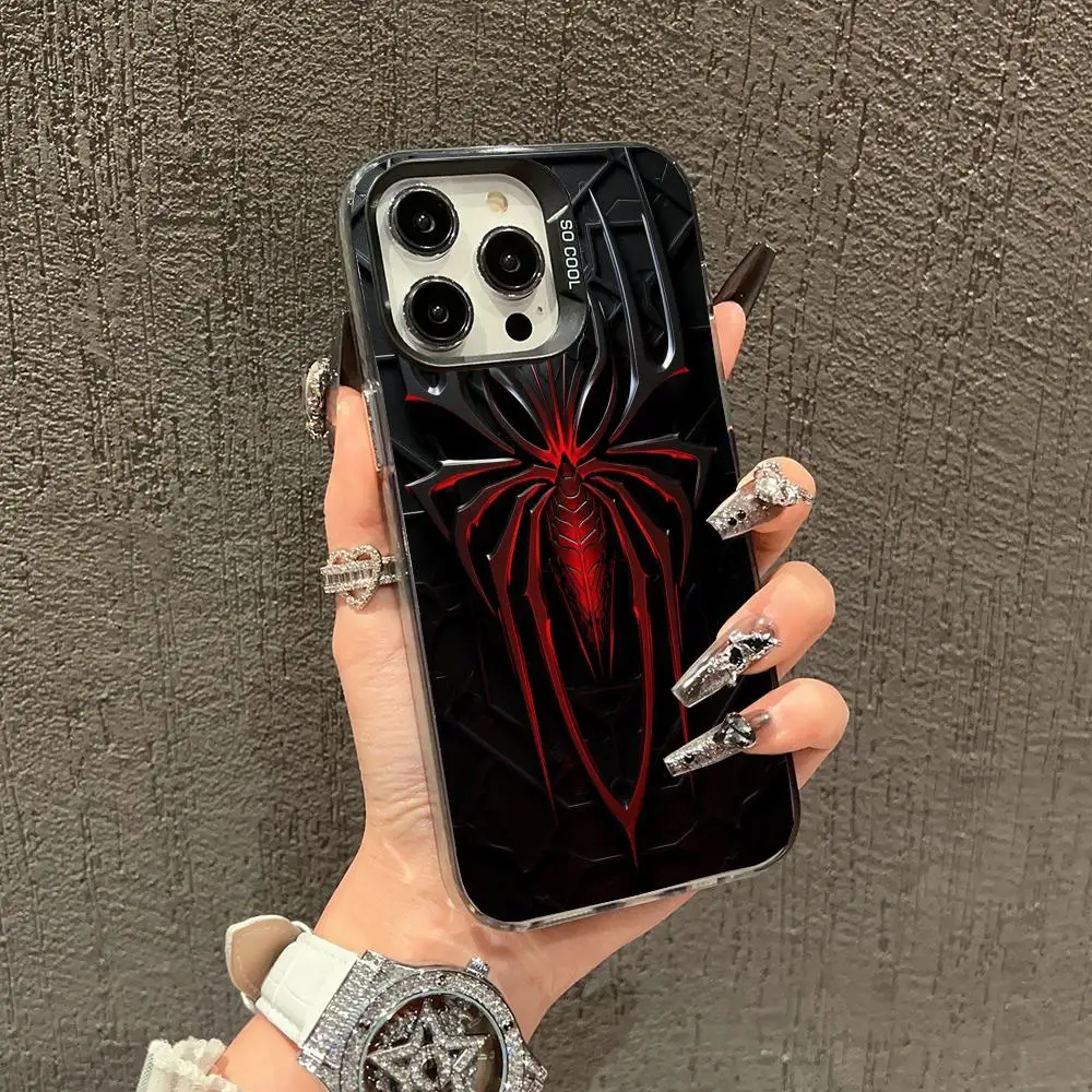 

Big spider case for iPhone17 16 15 14 13 12 11 Pro/ Max/Plus shock-proof rear cover anti-fingerprint