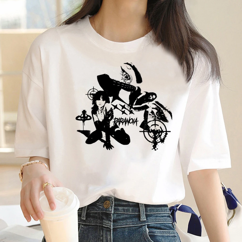 

Y2k Tops top women funny Japanese t shirt girl Japanese streetwear graphic clothes