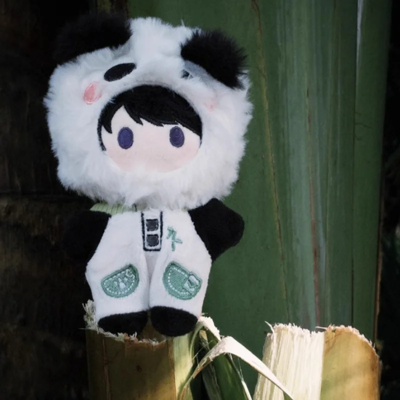 

Cute Cartoon Panda Doll Set 10cm Cotton Doll Starfish Body Kawaii Panda Outfit Replacement Clothes No Attribute Toy Accessories