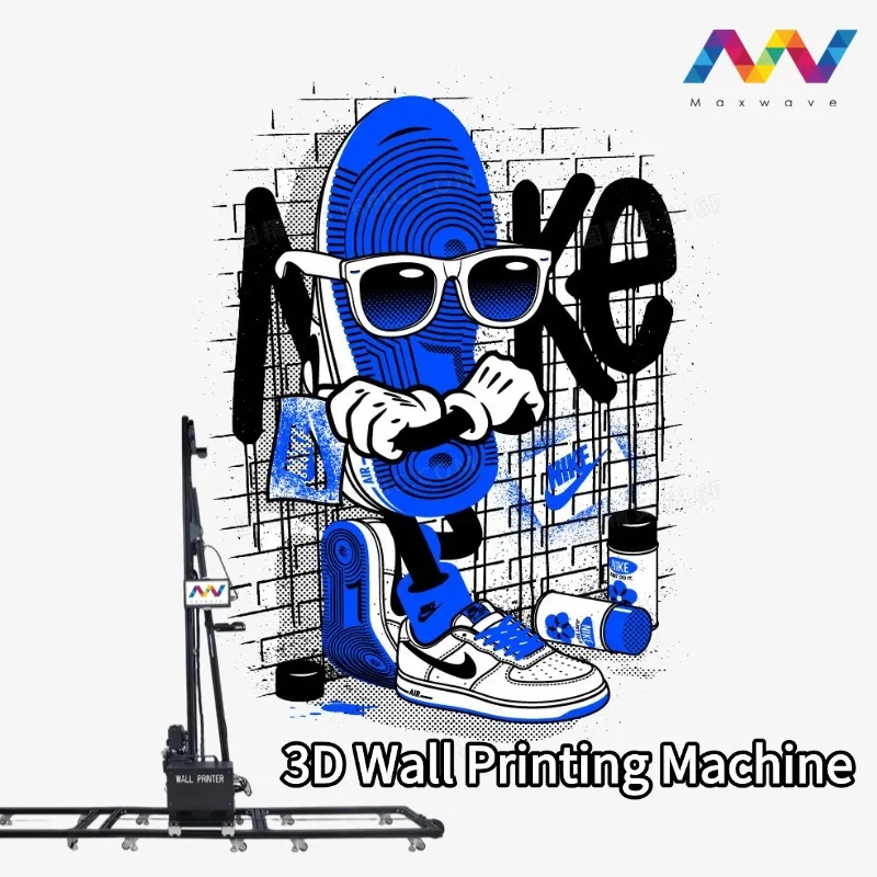 UV Ink 3D Wall and Floor Printer High Resolution with 3.5M Capability for Durable Direct Printing on Various Flat Hard Surfaces