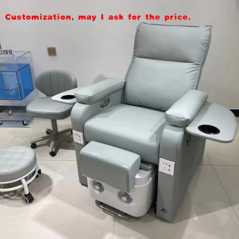 custom.Special Price Multifunction Boutique Manicure Recliner Pedicure Salon Furniture Foot Bath Massage Chair Manicure