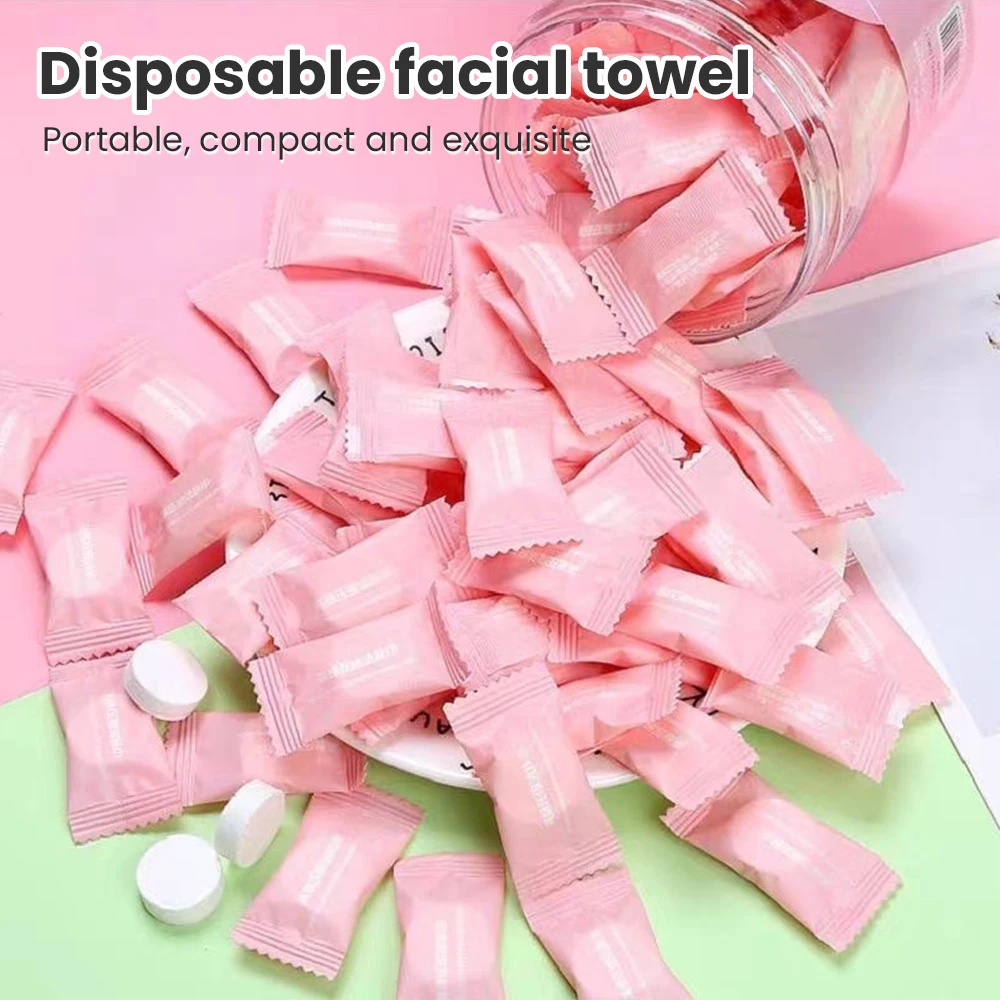 Pure Cotton Compression Towel Disposable Portable Face Towel Travel Hotel Pure Cotton Bath Towel Cleansing Towel