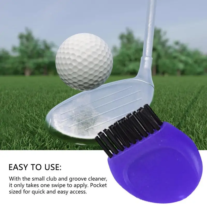 Spazzola per Mini mazze da Golf spazzole per le dita adatte per la pulizia di teste da Golf pallina da Golf e scarpe ausili per l'allenamento del Golf