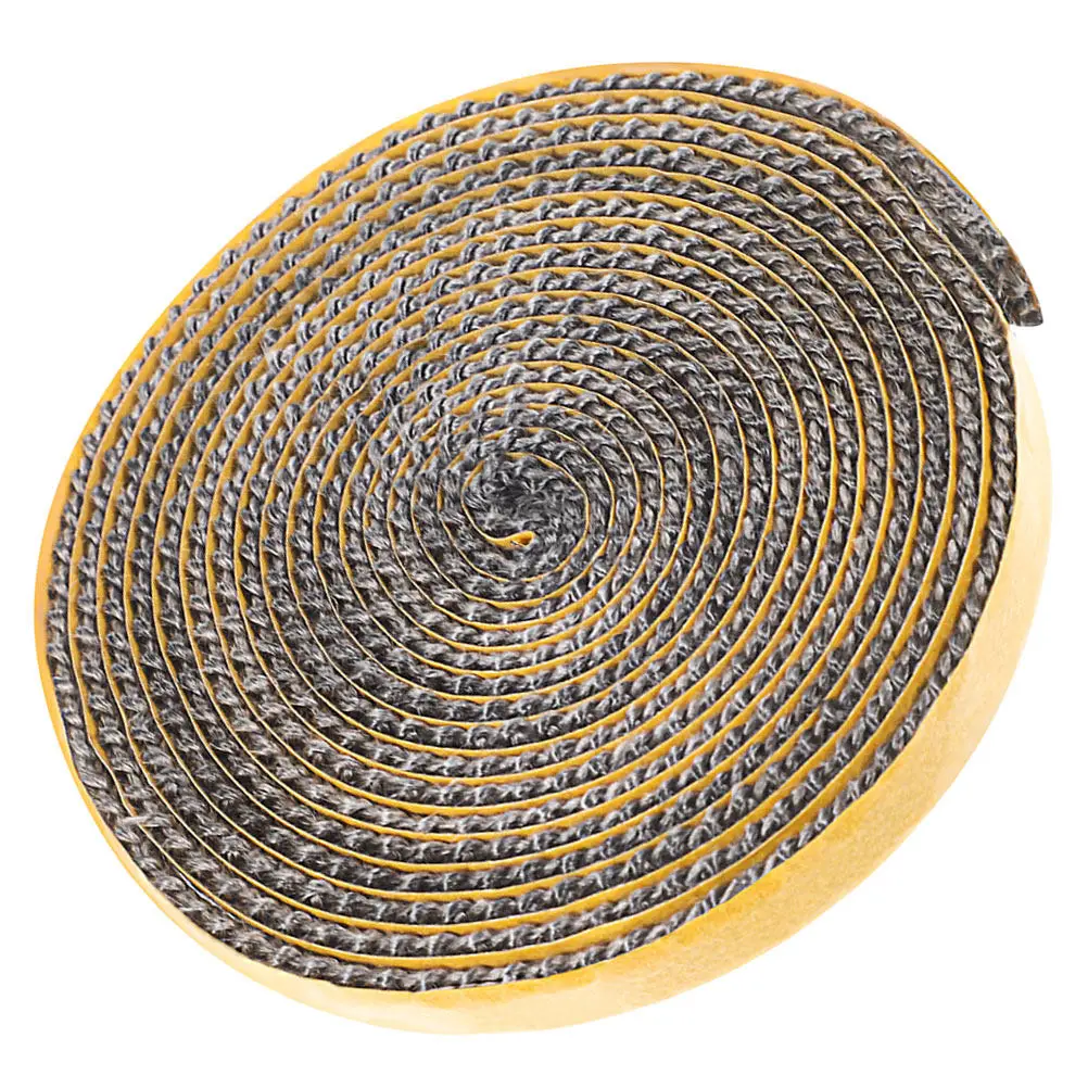 

Self Adhesive Seal Tape Stove Door Heat Resistant Fire Seal Rope Log Burner Rope Flat Stove Gasket Sealant Sealant Strip