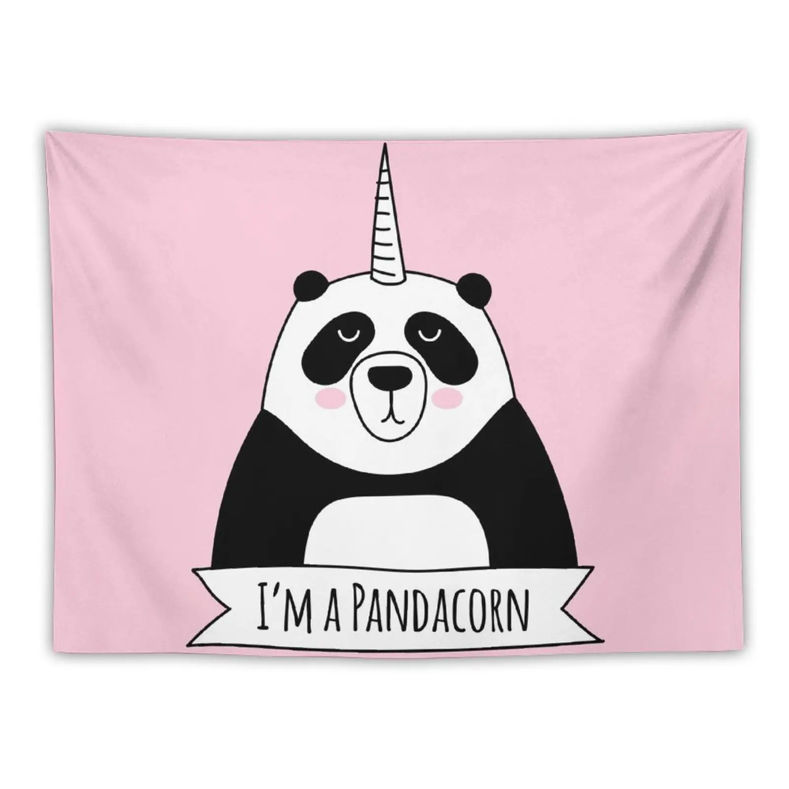 

Новый гобелен I'm a Pandacorn-панда с единорогом настенный гобелен украшение для дома