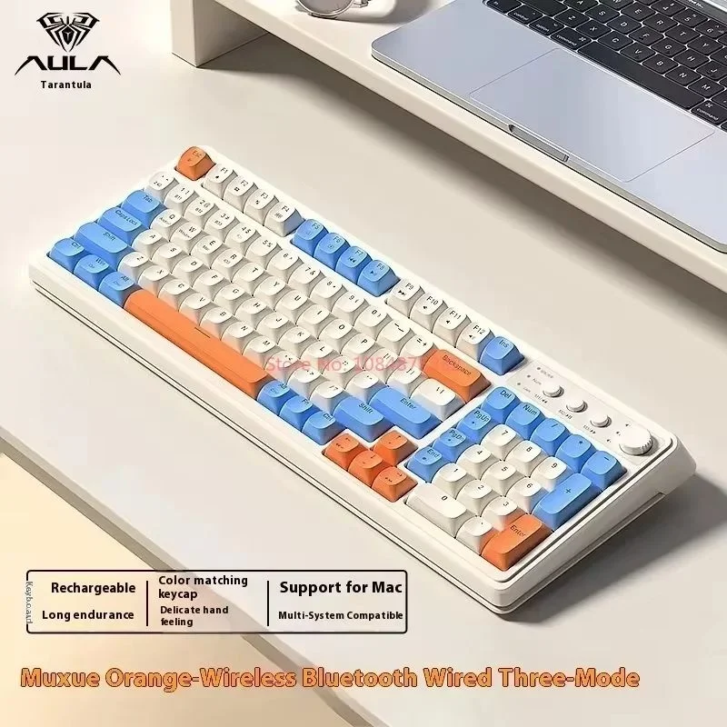 Imagem -06 - Aula-teclado Aranha sem Fio Conexão Bluetooth Ergonômico Office Machine Feel Três Modos Tarantula S99