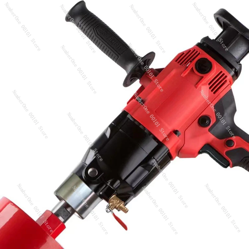 Water drill drilling machine wet and dry hand-held air conditioner water drill drilling machine concrete cement mixing