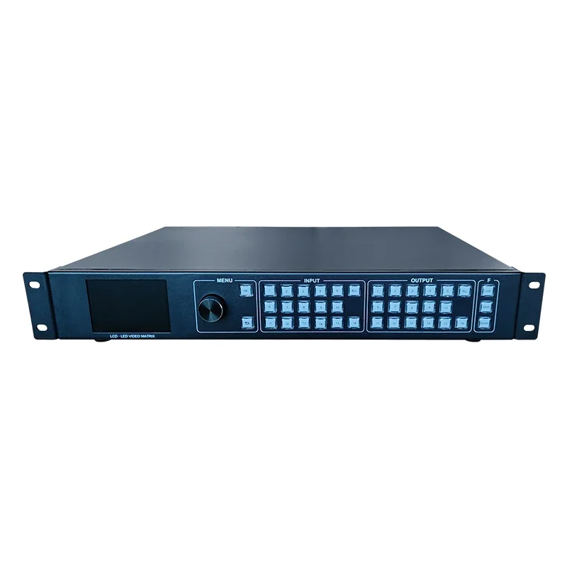 Amoonsky AMS-MTX_16x16 HD Video Matrix 16x16 Channels Built-In Test Patterns Key Lock Function HDCP Support