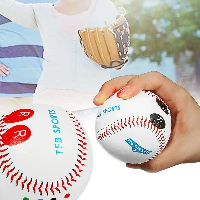 

Тренировочный бейсбольный мяч с маркерами для размещения пальцев, стандартный комплект для тренировки подачи бейсбола, тренировочное пособие для практики подачи