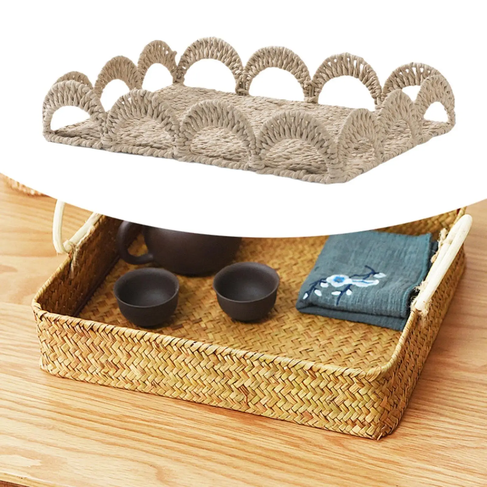 Basket Tray Rustic … - image