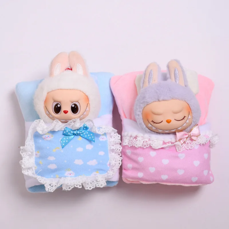 

New Style Baby Doll Outfit Set for 15-17cm Labubu Dolls DIY Clothes Accessory Sleeping Bag Clothing Series（No Dolls）
