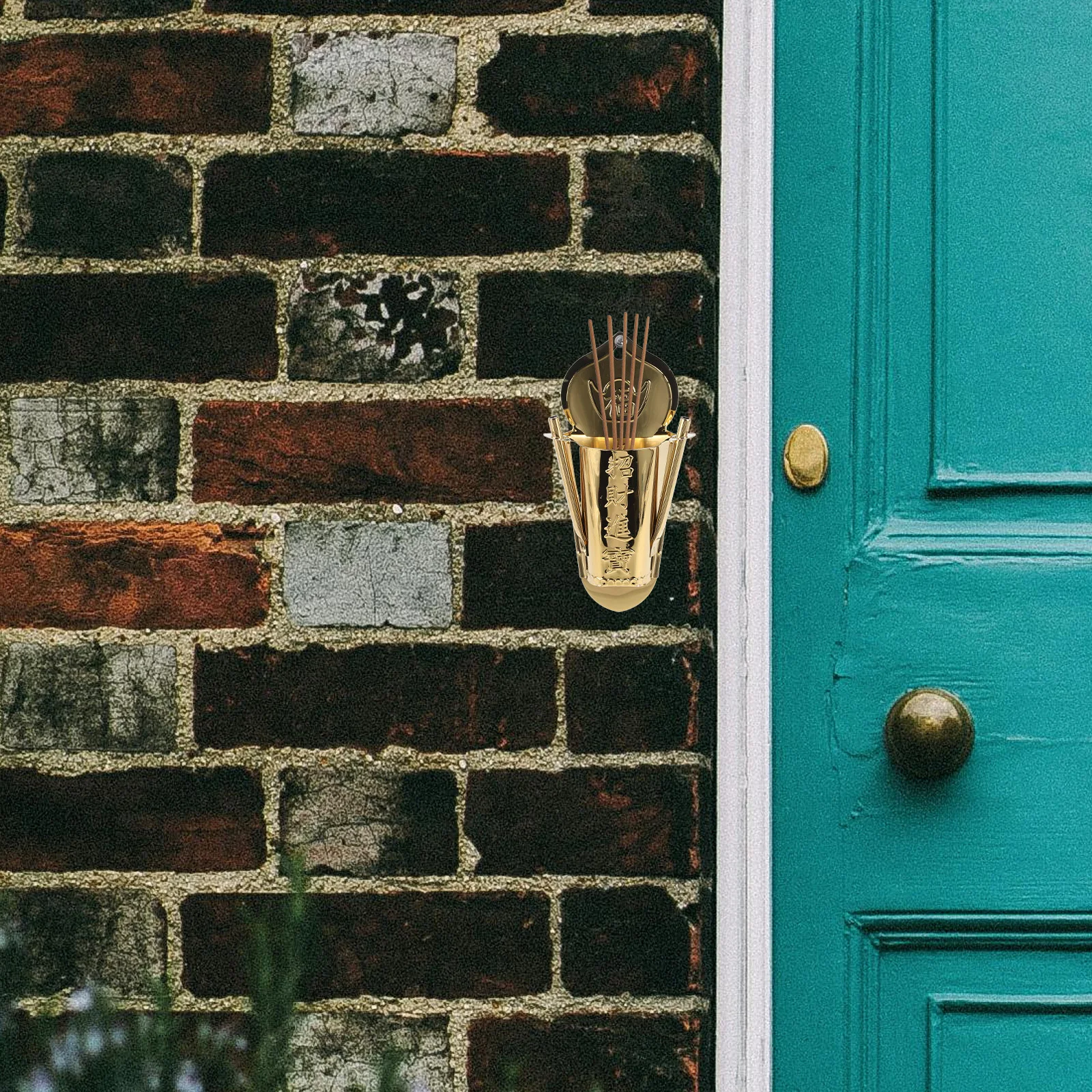 مبخرة مثبتة على الحائط مبخرة معدنية من الخيزران للمنزل حامل معلق من الفولاذ المقاوم للصدأ ناشر رائحة ديكور استوديو اليوغا