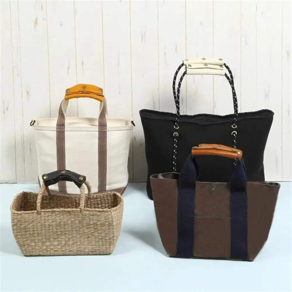 PU Leather Suitcase Grip Soft Anti-shock Design Leather Handle Cover Solid Color Luggage Bag Handle Wrap