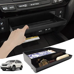 Center Console Drawer Storage Box Tray For Honda Pilot 2016-2020 2021 2022 ABS Accessories Car Insert Drawer Storage Organizer