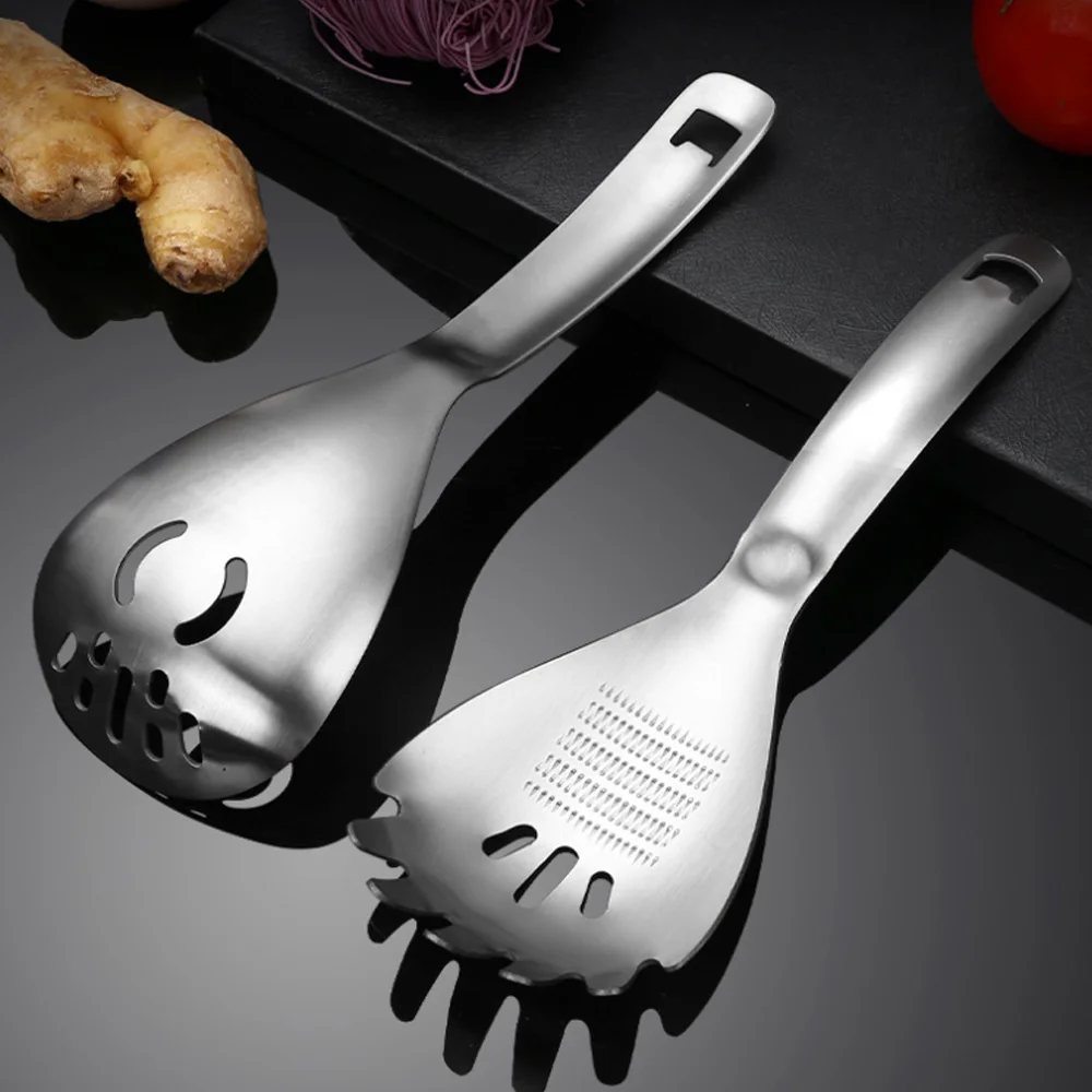 Multi Spoon Stainless Steel Slotted Spoon Bottle Opener Surface Dredge Grinding Spoon Potato Press Egg White Separation Tool