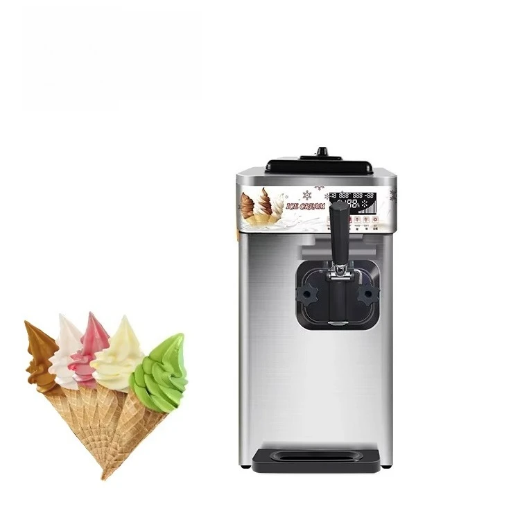 18CTB Single Head Desktop Ice Cream Machine, Commercial Automatic Soft Ice Cream Machine, High Output Factory Price