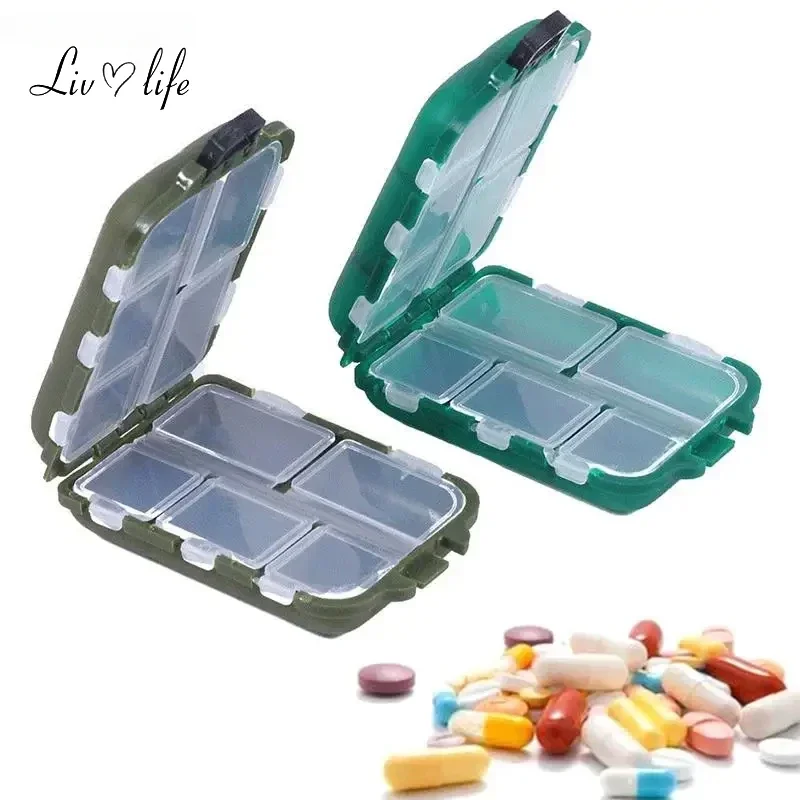 10 Grids Weekly Pill Box 7 Days Foldable Travel Medicine Holder Tablet Storage Case Container Dispenser Organizer Tools