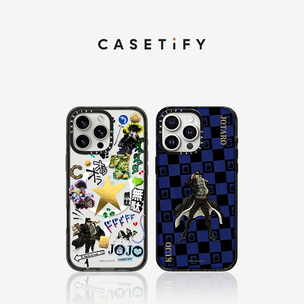 

CASETiFY JoJo Stardust Series Magnetic Drop-proof Case for iPhone 13 14 15 16 17 Pro Max Air Plus Protect Cover