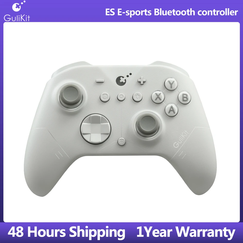 

GuliKit ES E-Sports Bluetooth-контроллер Беспроводной геймпад с джойстиком с эффектом Холла для NS, Nintendo Switch 2, ПК, Windows Android