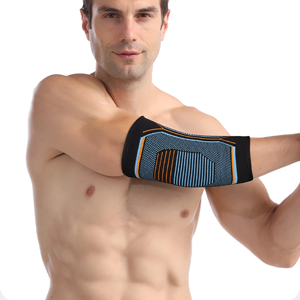 GTUBIKE 1 個新しい肘ブレース圧縮サポートスリーブテニス肘ブレースストラップ腱炎、エピコンディティ肘、重量挙げ用