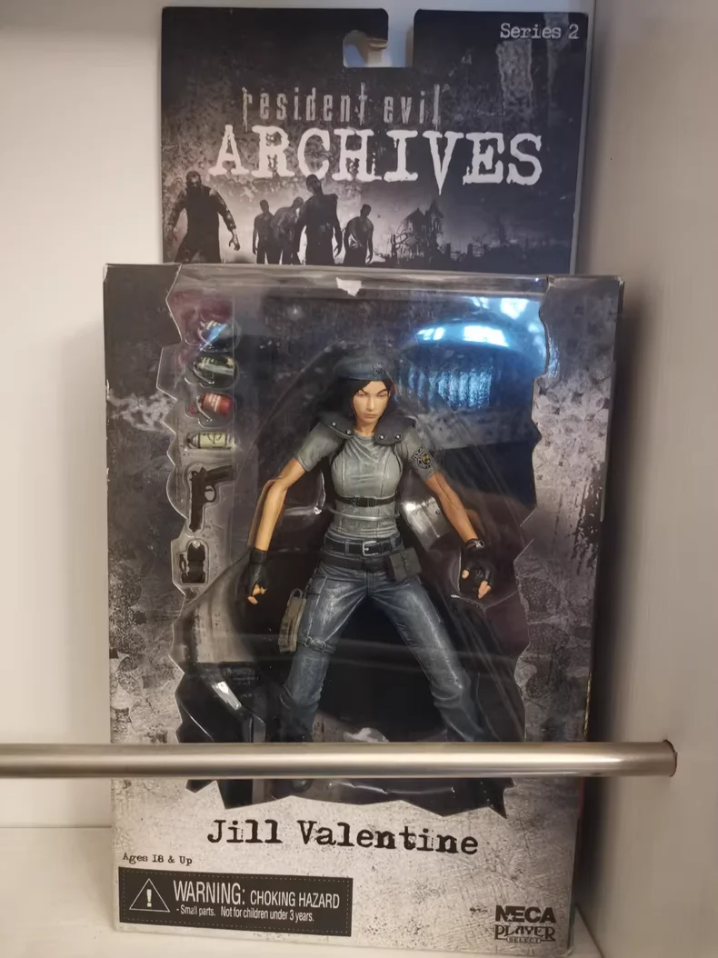 

NECA Resident Evil 10th Anniversary Jill Valentine & Licker Action Figures - Classic Horror Game Collectible Toy Set for Fans