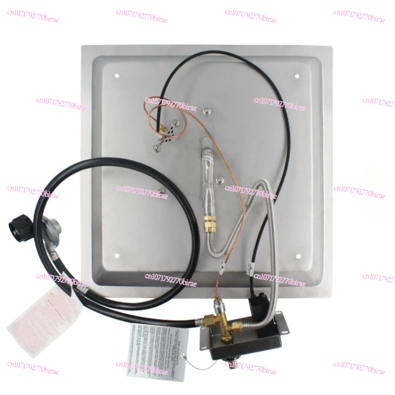 480mm 정사각형 오목형 화로 난방 시스템 가스 저압 스테인리스 스틸 퍼니스